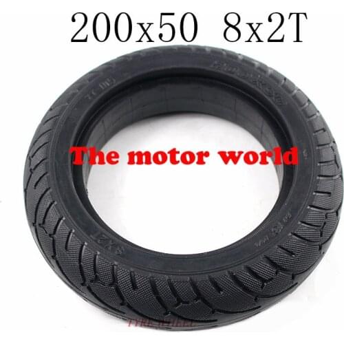 Good Reputation 200x50 8X2T Solid tyre with high quality 8 inch tire fit Electric Self Balancing Hoverboard Scooter gas scooter