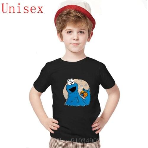 Coffee Cookie Mon-ster teen girls clothing Novelty Coffee Cookie Clothing kids clothes Tee kids clothes boys baby girl clothes