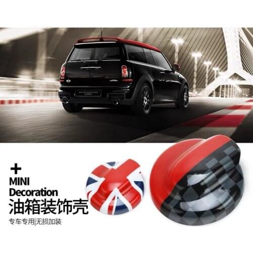 Car Fuel Tank Cap Cover Shell Case Housing Sticker For Mini Cooper S One JCW Hatchback Clubman R55 R56 R58 R59 Car Accessories