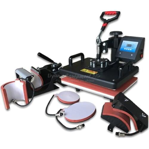 Six-in-one Multi-function Heat Press Machine Transfer phone Shell Color Changing Cup Hot Stamping