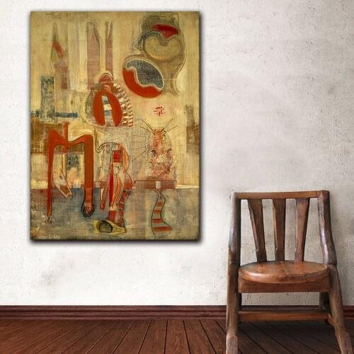 Wall Pictures For Living Room Abstract Mark Rothko Room in Karnak 1946 Canvas Art Home Decor Modern No Frame Oil Painting