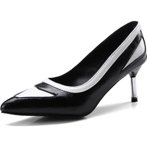 18 years new sexy pointed high heel with 32-43 size code lighter color matching womens shoes, 1818