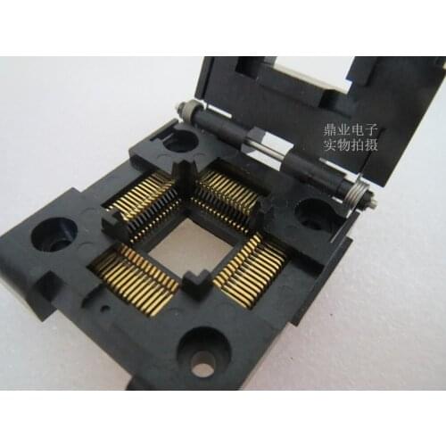 IC51-0604-468 QFP60 Burn-in Socket gold plating IC testing seat Test Socket test bench