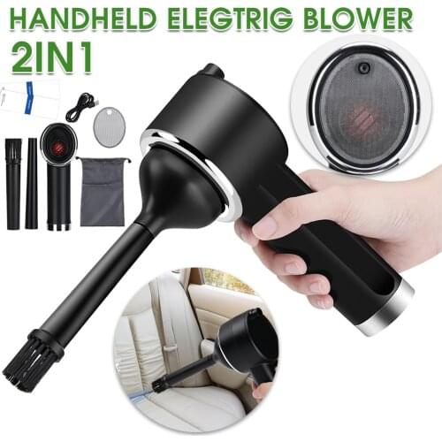 Dust Collector Vacuum Cleaner Portable Handheld Car Vacuum Cleaner Rechargeable Blowing Dust Gun for Computer Keyboard Lens