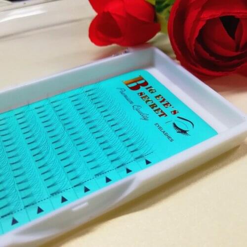 Big eyes secret Best quality Premade 3D Volume Lash Fans Semi Permanent Individual Eyelash Extensions 0.07 0.10 C D