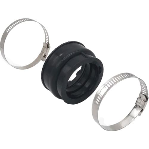 Rubber Carburetor Intake Joint Boot/Carb Manifold Adapter, Durable Fit for Yamaha/Grizzly 660 YFM660F
