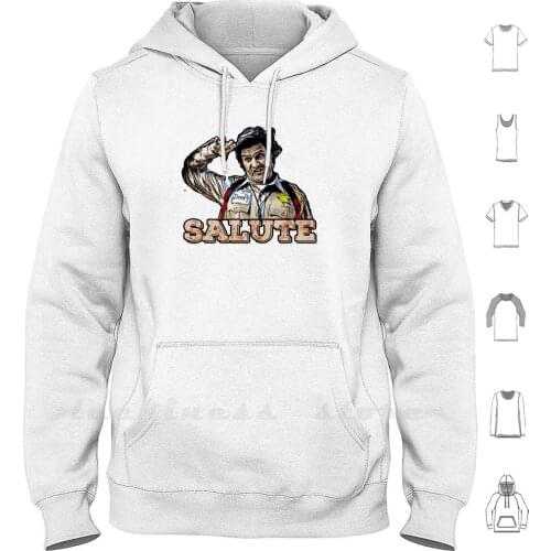 Salute Hoodies Long Sleeve 1984 Movies Popular A Nightmare On Elm Street Beverly Hills Cop