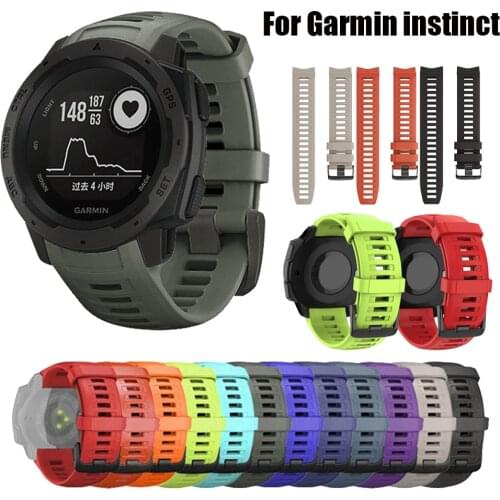 Silicone Wristband For Garmin Instinct Smart Watch Band Strap Quick Release Replacement Bracelet For Garmin Instinct Smart Sport