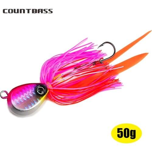 Countbass 50g 1.76oz Madai Jig Snapper Jigging Lure for Fishing Salty Rubber Squid Jigs