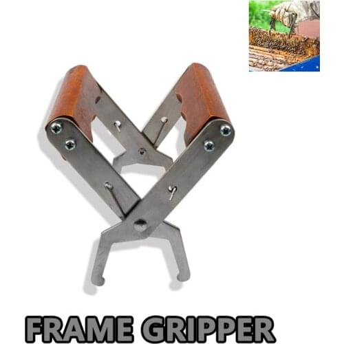High Quality Stainless Steel Frame Grips/Beekeeping Tool Frame Grip with Wooden Handle