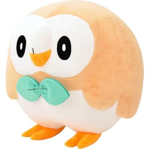 Original Pokemon Cute Rowlet plush toy stuffed toys Doll A birthday present for a child