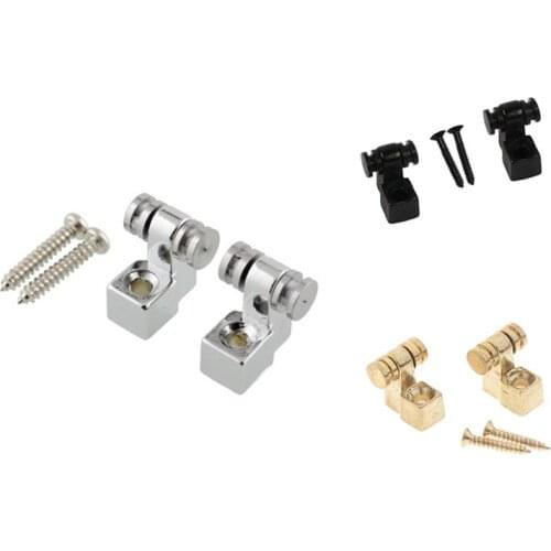 2 Pair Roller String Trees Retainers,String Glides with Screws Replacement