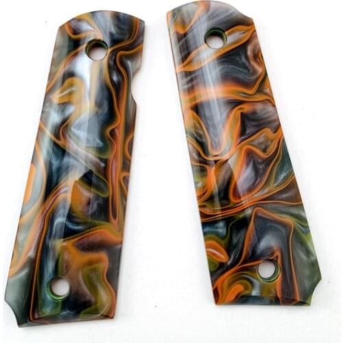 2Pieces 1911 Grips Acrylic Handle Grips Patch Custom Grips CNC Handle Grips