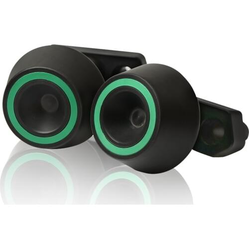 CNC Aluminum Black green Left and Right Motorcycle Frame Slider Anti Crash Protector For KAWASAKI Z800 2013 2014 2015