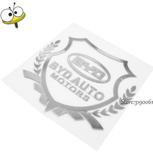 Cheap Car Sticker Emblem Badge Decal Car Styling For BYD G5 E5 G3 S7 F3R M6 F3 F0 G6 S6 I3 F6 S8 Tang Song Qin Yuan Auto