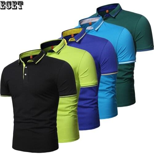 ECET Short Sleeve Polos For Men