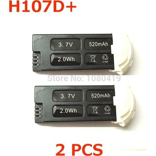 Hubsan FPV X4 Plus battery H107D+ battery 3.7V 520mAh Hubsan FPV X4 Plus Spare parts