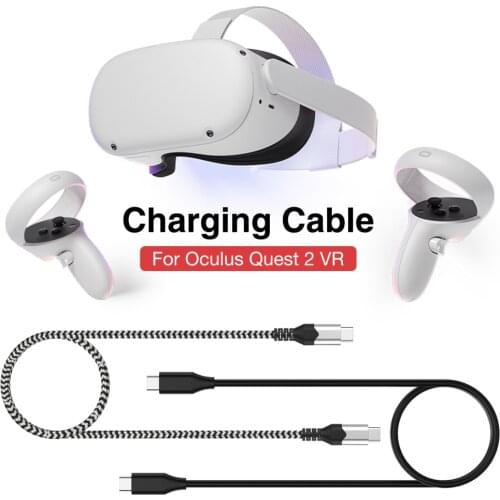 VR Accessories 3M Data Line Charging Cable USB Charger For Oculus Quest 2 VR Headset Type C Data Transfer Cable type-c Adapter