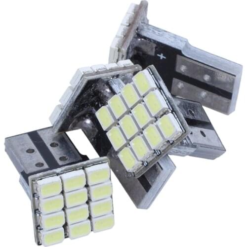T-10 W5W White Canbus 1206 12-SMD LED 12V bulb lamp x4