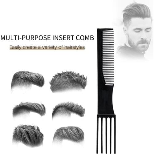 Multifunctional Anti-static Hairdressing Hair Comb Hair Detangler Comb Set Black Makeup Barber Haircare Styling Tool Set