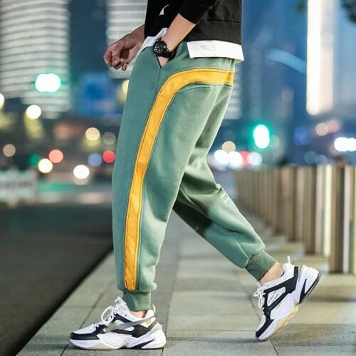 2021 Spring Autumn Black GREEN Men Pants Fashions Joggers Casual Sweatpants Track MenS Sweat Trouser