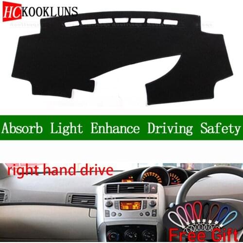For Toyota EZ 2011 2012 0213 2014 2015 2016 Right Hand Drive Dashboard Cover Car Stickers Dash Mat Carpet Interior Accessories