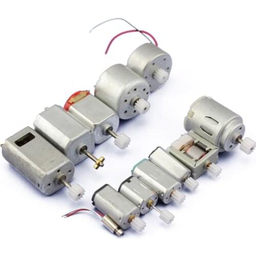 Motor Gear Package 12pcs In Total DIY Model Accessories Technology Small Production Materials Micro-DC Small Motor F19220