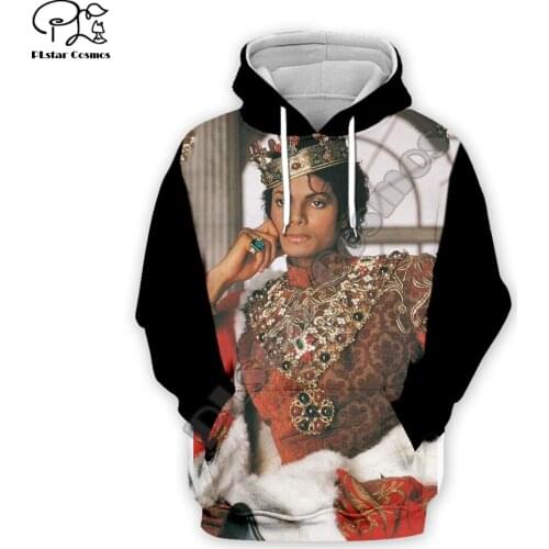PLstar Cosmos Pop King Michael Jackson casual Streetwear Pullover colorful 3DPrint Zipper/Hoodies/Sweatshirt/Jacket/Men Women s8