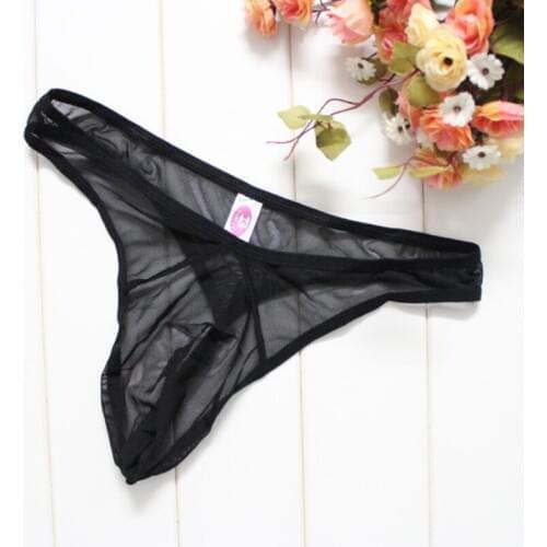 Transparent sexy mens thong ultra thin mesh low waist alluring underwear mens sexy underwear t pants 2011