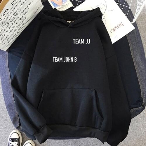 Pogue Life Outer Banks Hoodie Team JJ and Team John B Streetwear Sweatshirt Plus Size Hoodies Vintage Winter Clothes Women