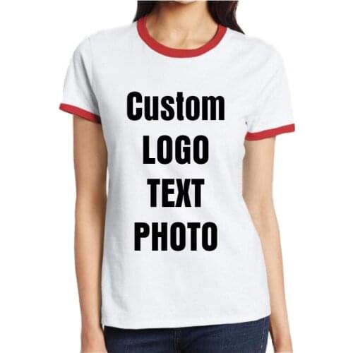 Women Customized T Shirt for Lady T Shirts Print Your Own Photo LOGO Picture