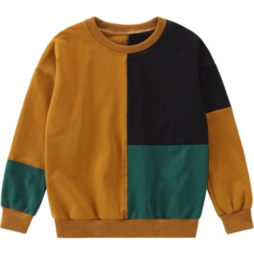 Fashion 2018 Autumn Boys Tops Cotton Kids T Shirts Long Sleeves T shirt Tees Teenage School Boys Outerwear BC388