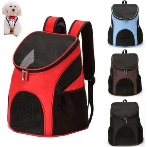 2021 New Pet Carrier For Dog Cat Backpack Outdoor Travel Kitten Puppy Mesh Handbag Foldable Double Shoulder Pet Carrying Bag