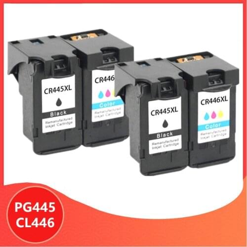 4Pack PG-445 PG445 CL-446 XL Ink Cartridge for Canon PG 445 CL 446 for Canon PIXMA MX494 MG2440 MG2940 MG2540 MG2540S IP2840