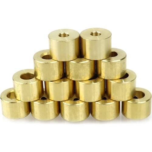 6/8/9/10mm Drill Bit Tools Brass Depth Stop Collars Ring Positioner Ring For Woodworking Drill Locator With Hex Wrench