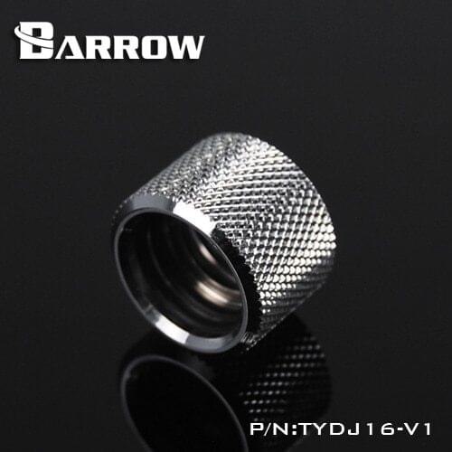 Barrow TYDJ16-V1, OD16mm Hard Pipe Butt Joint Fittings, G1 / 4 Adapter, For OD16mm Hard Tubes