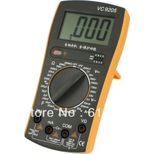 200mV-700V AC Voltage Resistance Meter Digital Multimeter w 2 Test Lead VC890D