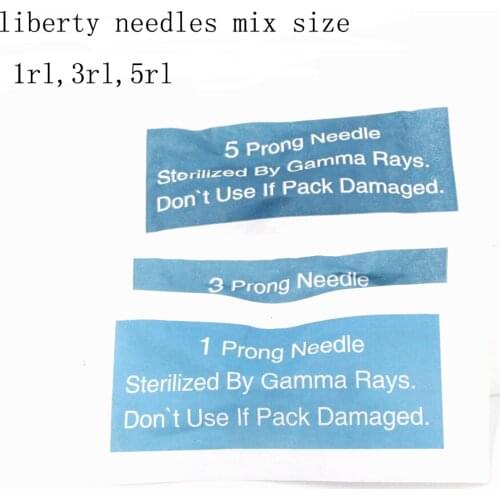 Permanent makeup liberty 300pcs mix size 1rl,3rl,5rl tattoo needles cartridge for liberty tattoo machine