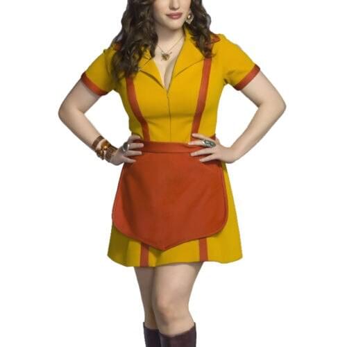 2 Broke Girls Max Caroline Waiter Oktoberfest Beer Festival October Uniform Activities Fancy Dress Dress Costume Cosplay