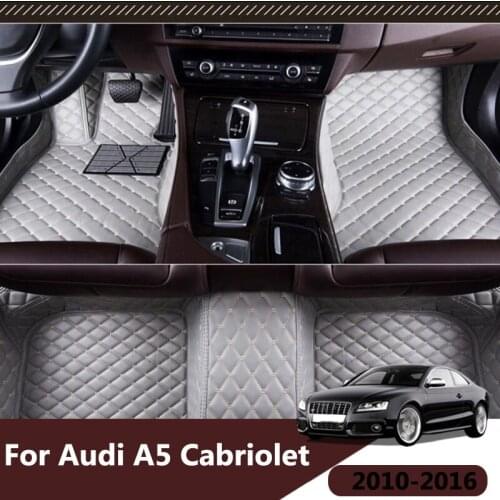 Carpets For Audi A5 Cabriolet 2016 2015 2014 2013 2012 2011 2010 Car Floor Mats Accessories Decor Rugs Waterproof No Smell Parts