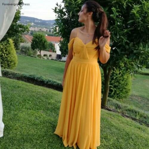 New Arrival Chiffon Bridesmaid Dress High Quality A Line Off Shoulder Long Formal Party Gown
