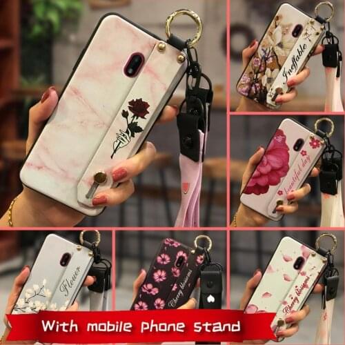Shockproof Phone Holder Phone Case For Nokia C1 Plus For Girls Lanyard Kickstand New Arrival