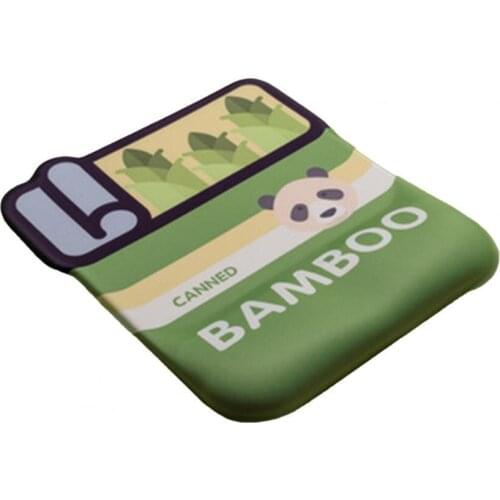 Cartoon Panda Design Silicone Non-slip Mouse Pad Keyboard Mouse Mat with Wrist Rest for Office