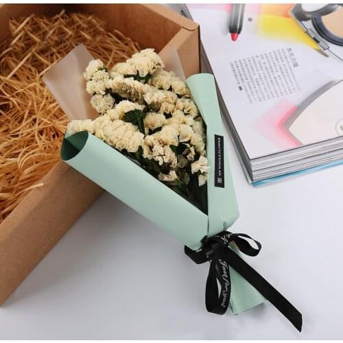 Dried Flower Branch Myosotis Preserved Flower Photo Prop For ValentineS Day Flower With Box Girlfriend Bithday