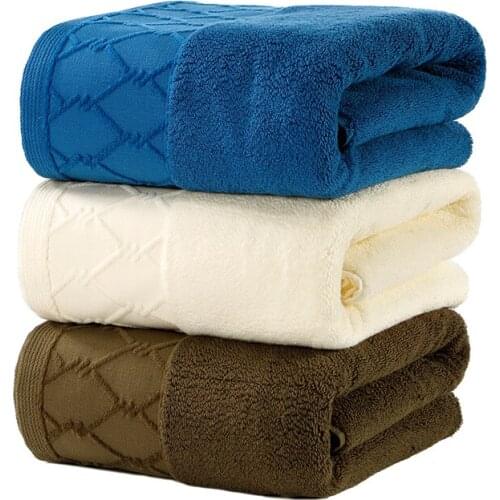 70x140cm High Quality 100% Cotton Bath Towels for Adult Soft Absorbent Towel Household Bathroom Towel