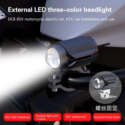 WUPP Newest 1PCS Universal 15W Motorcycle headlights auxiliary lamp led motorbike spotlight accessories 12V Moto spot headlight