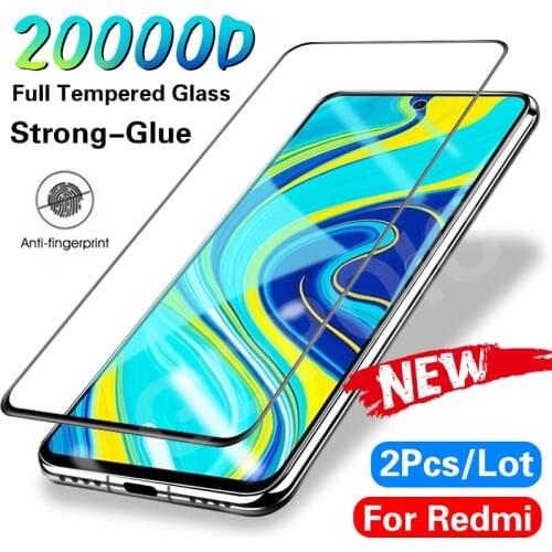 2Pcs Tempered Glass On The Screen Protector For Xiaomi Redmi Note 9 Pro Max 8 7 6 5 Pro Tempered Glass Film For Redmi 7 8 Glass