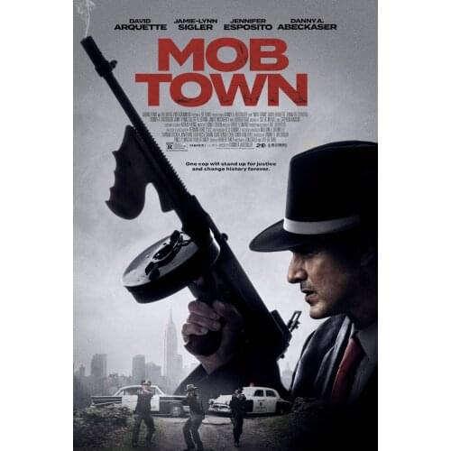 Mob Town Movie Art print Silk poster Home Wall Decor