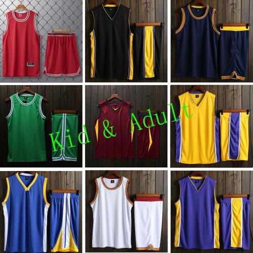 Kids & Adult College Basketball Jerseys Youth Basketball Uniforms Cheap basketball jersey Shorts Set ,throwback BasketBall Shirt
