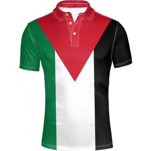 PALESTINE youth diy free custom made name number palaestina Polo shirt PLE nation flag tate palestina college print logo clothes
